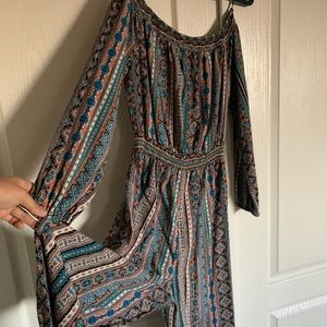 Forever 21 Bohemian Summer Off-Shoulder Jumpsuit!